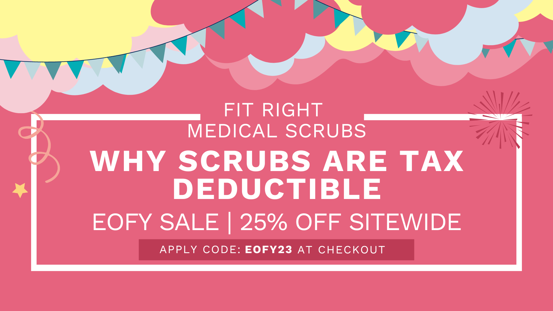 It's EOFY Why Scrubs Are Tax Deductible Fit Right Medical Scrubs