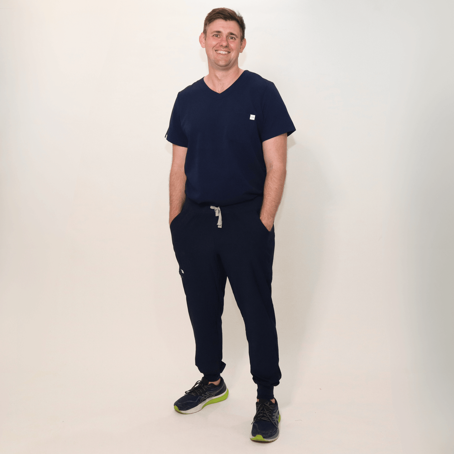 Men's Navy Medical Jogger Scrub Pant