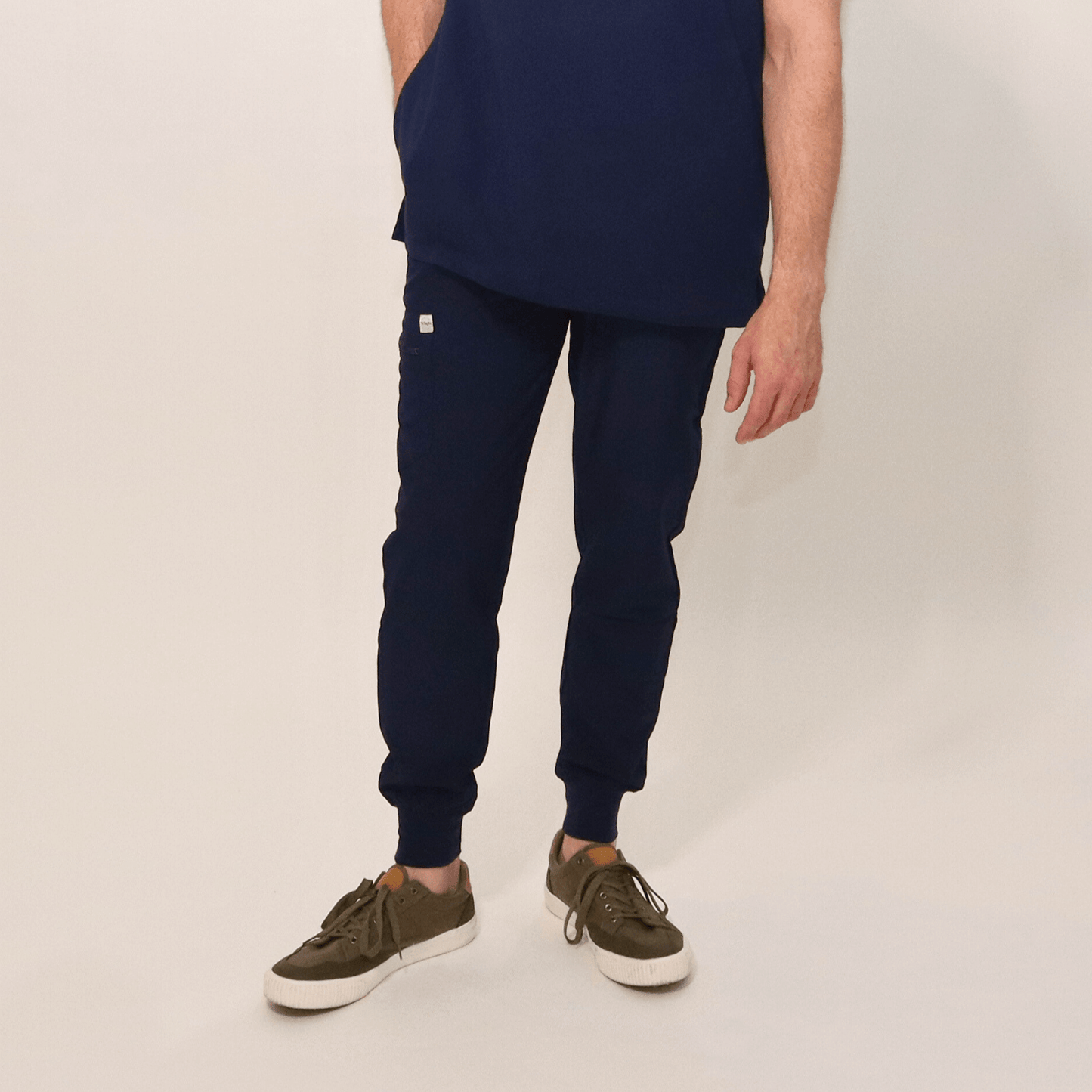 Men's Navy Medical Jogger Scrub Pant
