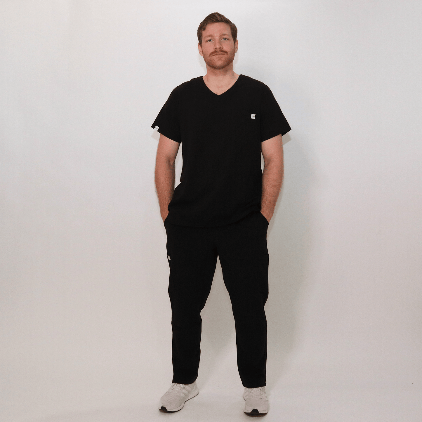 Men's Essential Black Medical Scrub Pant