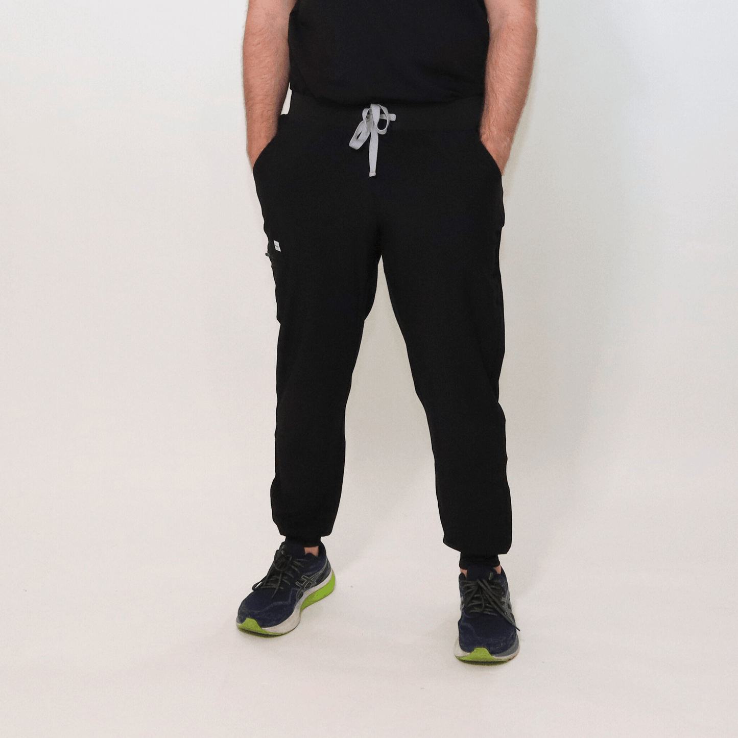 Men's Black Medical Jogger Scrub Pant