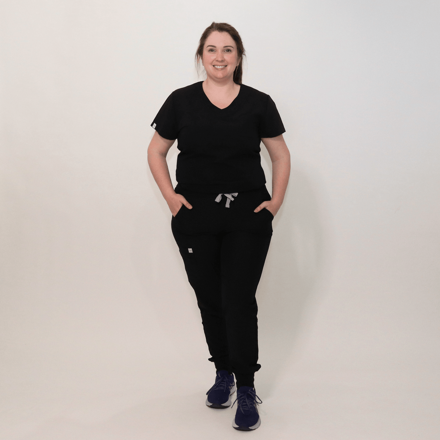 Women's Black Medical Jogger Scrub Pant