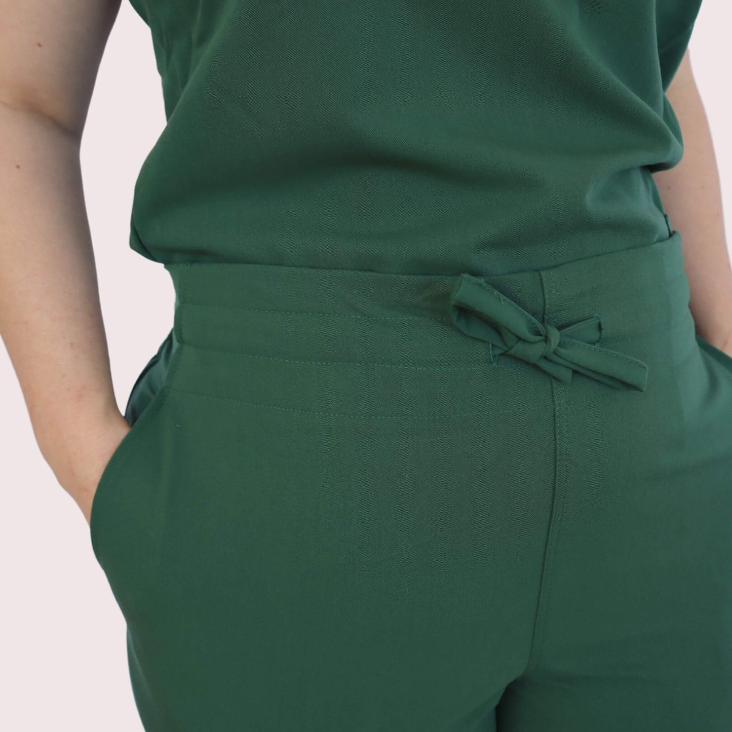 Fit Medical Scrub Scrubs_Comfort Fit Scrub Pants_Hunter Green3.png
