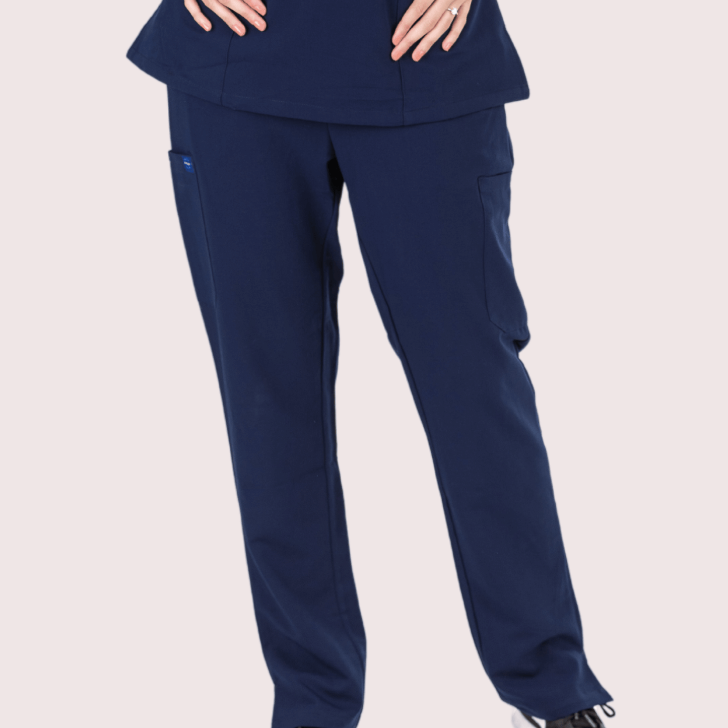 Fit Medical Scrubs_Comfort Fit Pant_Navy4.png