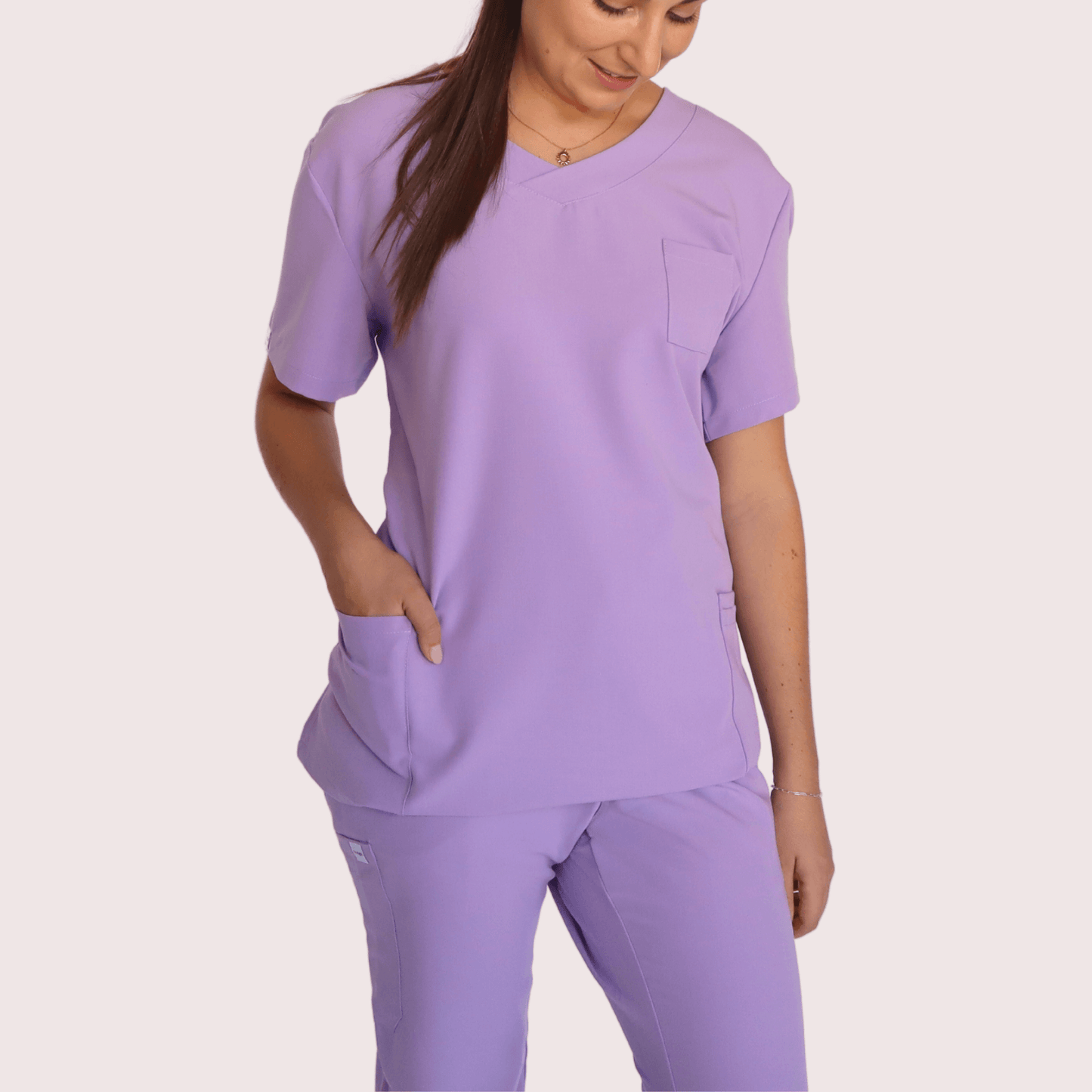 Fit Right Medical Scrubs_Comfort Fit Medical Scrub Pant_Lilac2