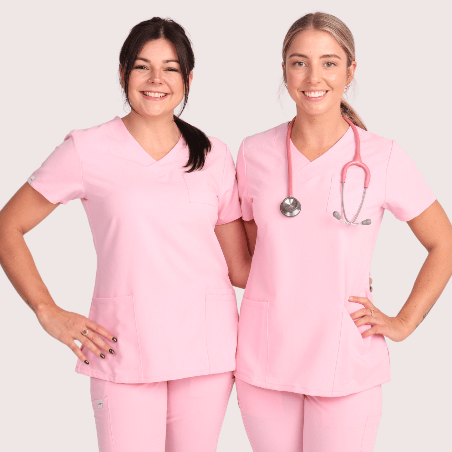 Fit Right Medical Scrubs_Comfort Fit Medical Scrub Top_Pink6.png