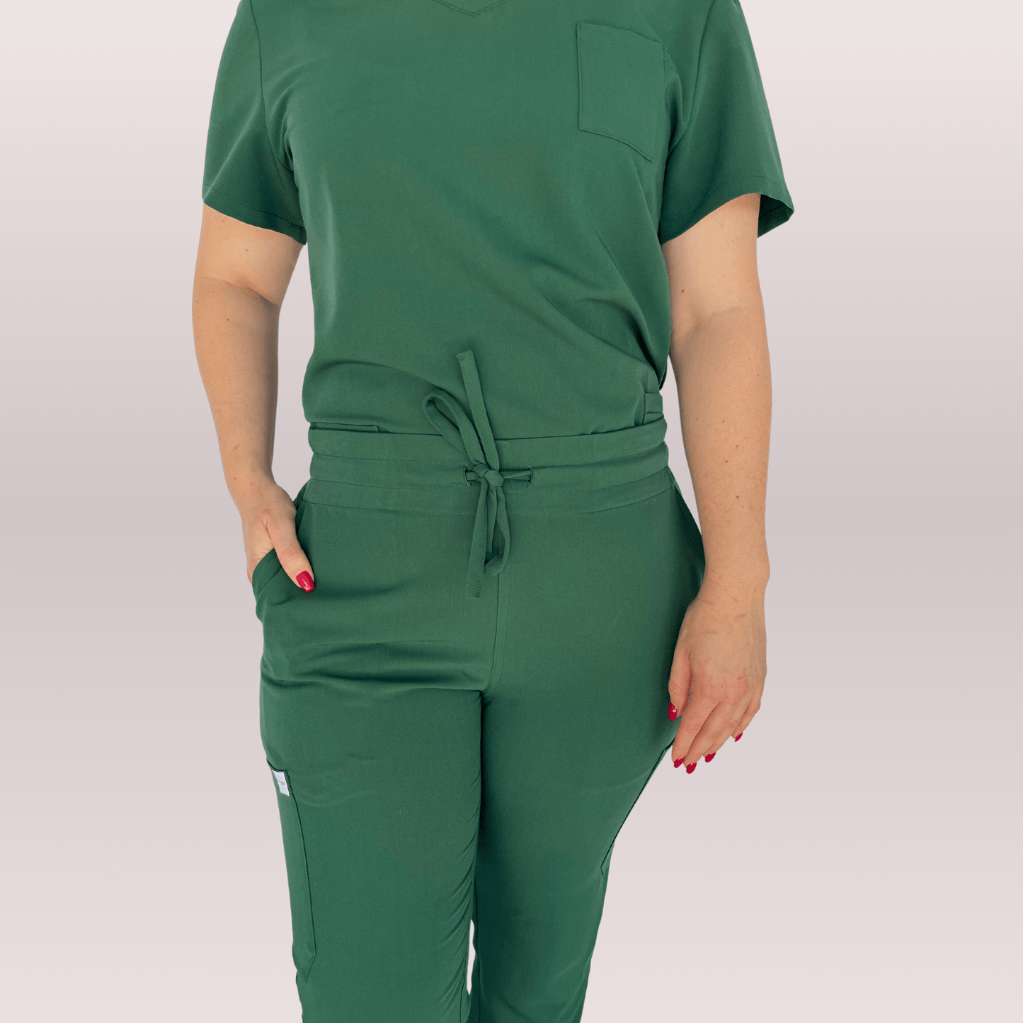 Women's Essential Hunter Green Medical Scrub Pant