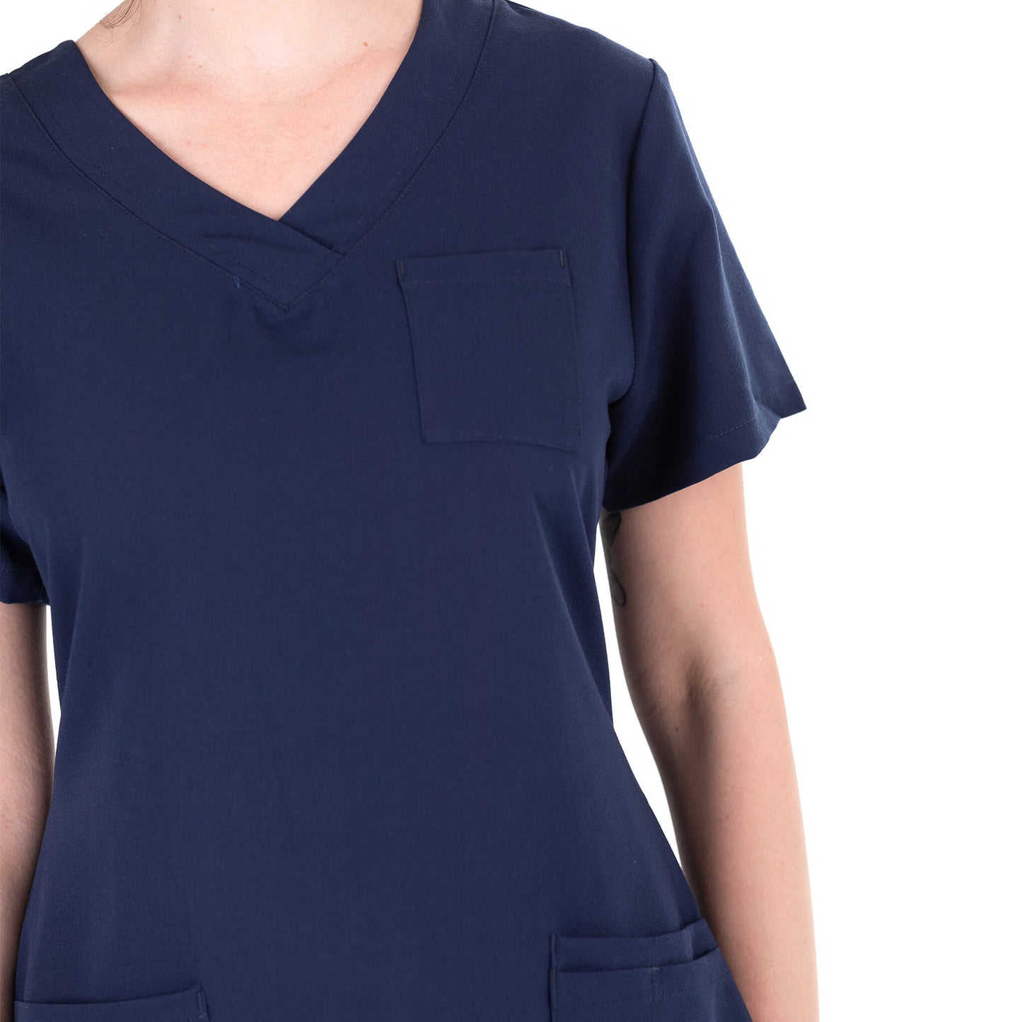 Shop Navy Medical Scrub Bundle including Navy Medical Scrub Top and Medical Scrub Pant from Fit Right Medical Scrubs