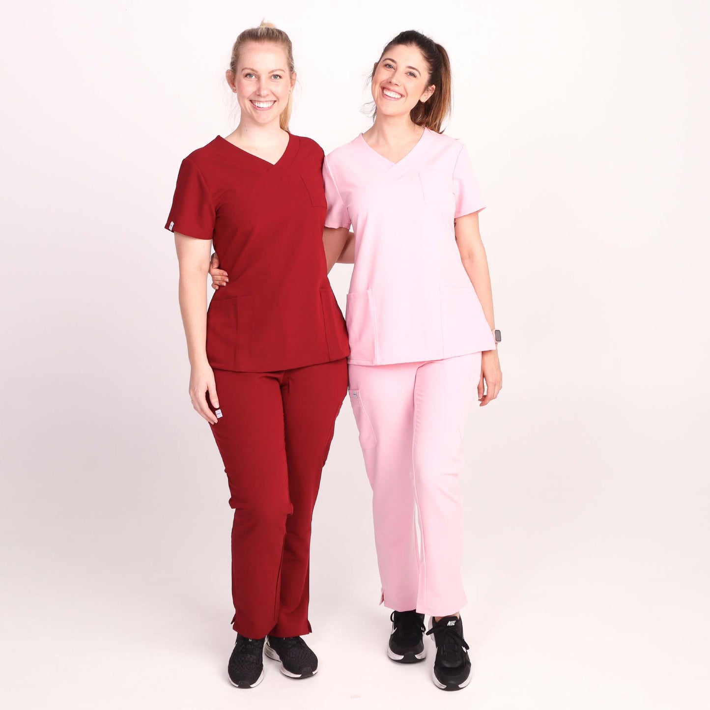 Women's Essential Burgundy Medical Scrub Pant