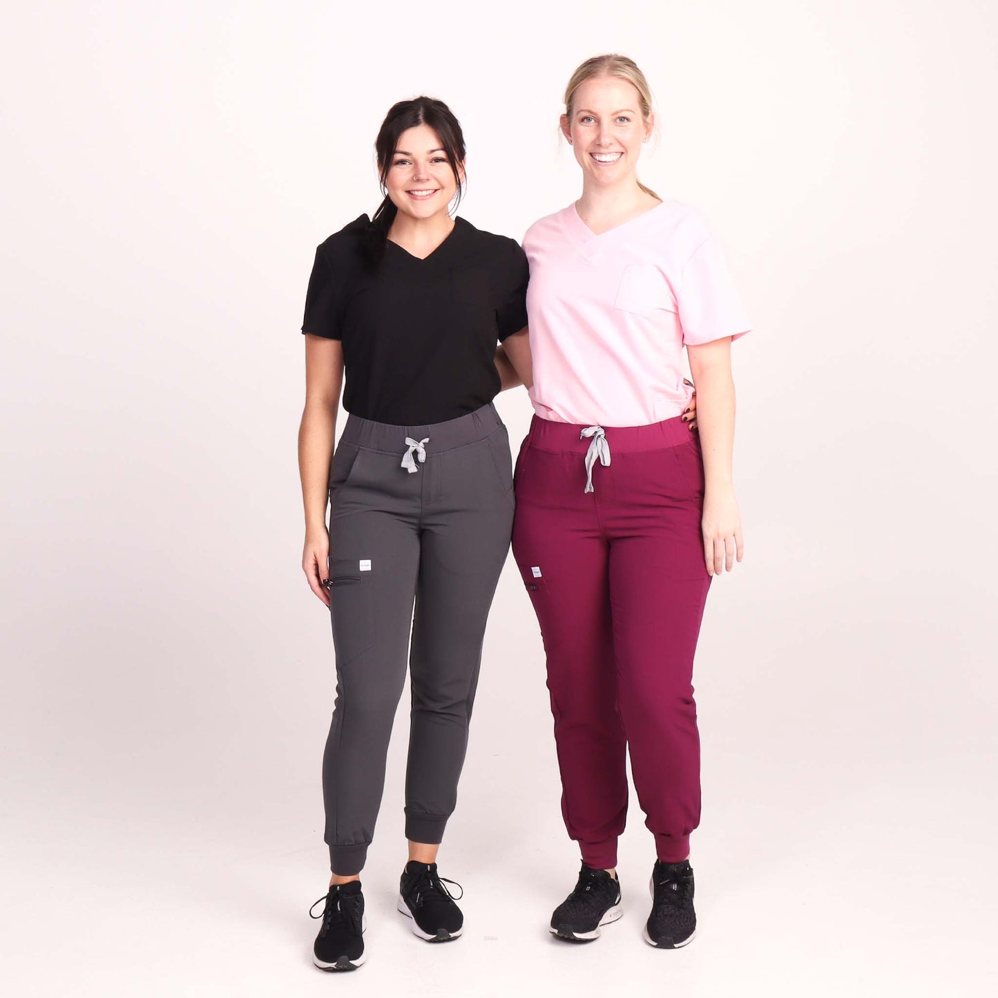 Women's Grey Medical Jogger Scrub Pant