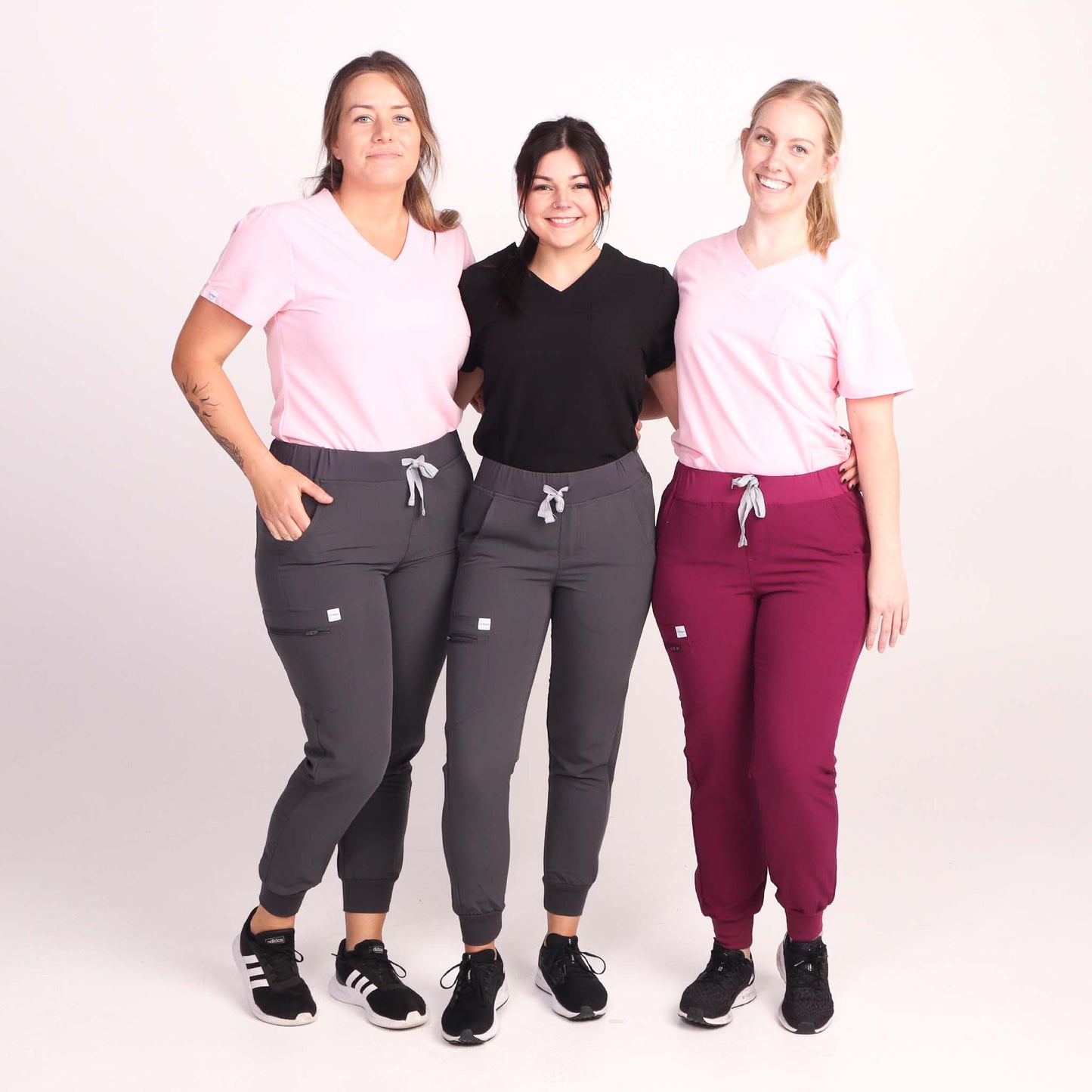 Women's Grey Medical Jogger Scrub Pant