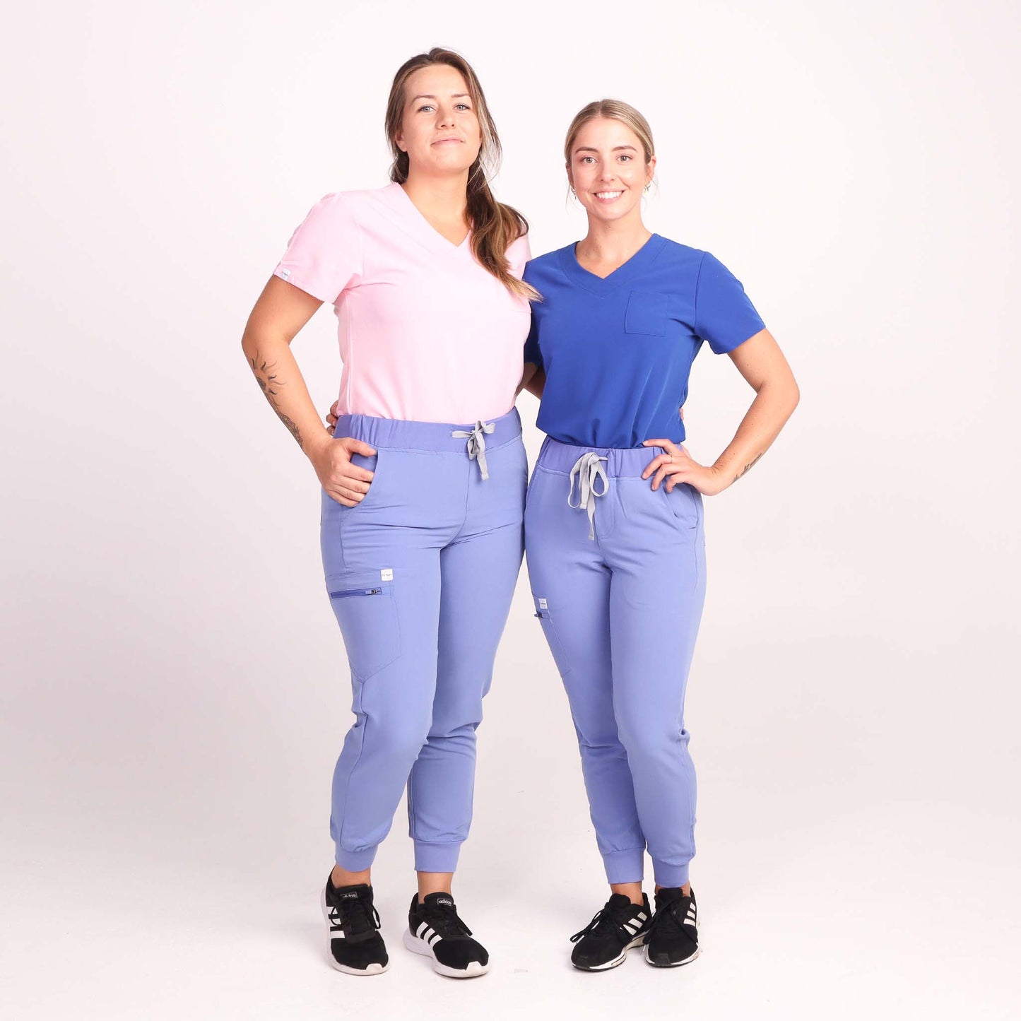Women's Light Blue Medical Jogger Scrub Pant