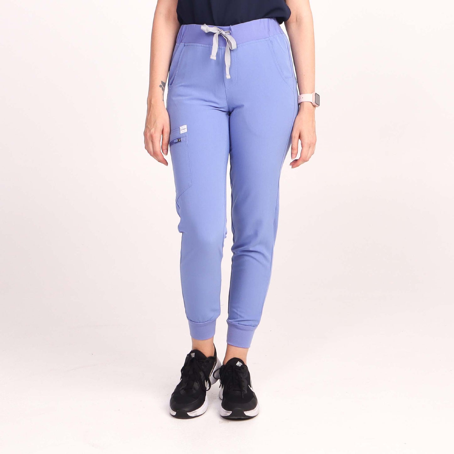 Fit Right Medical Scrubs Light Blue Medical Scrub Jogger Pant