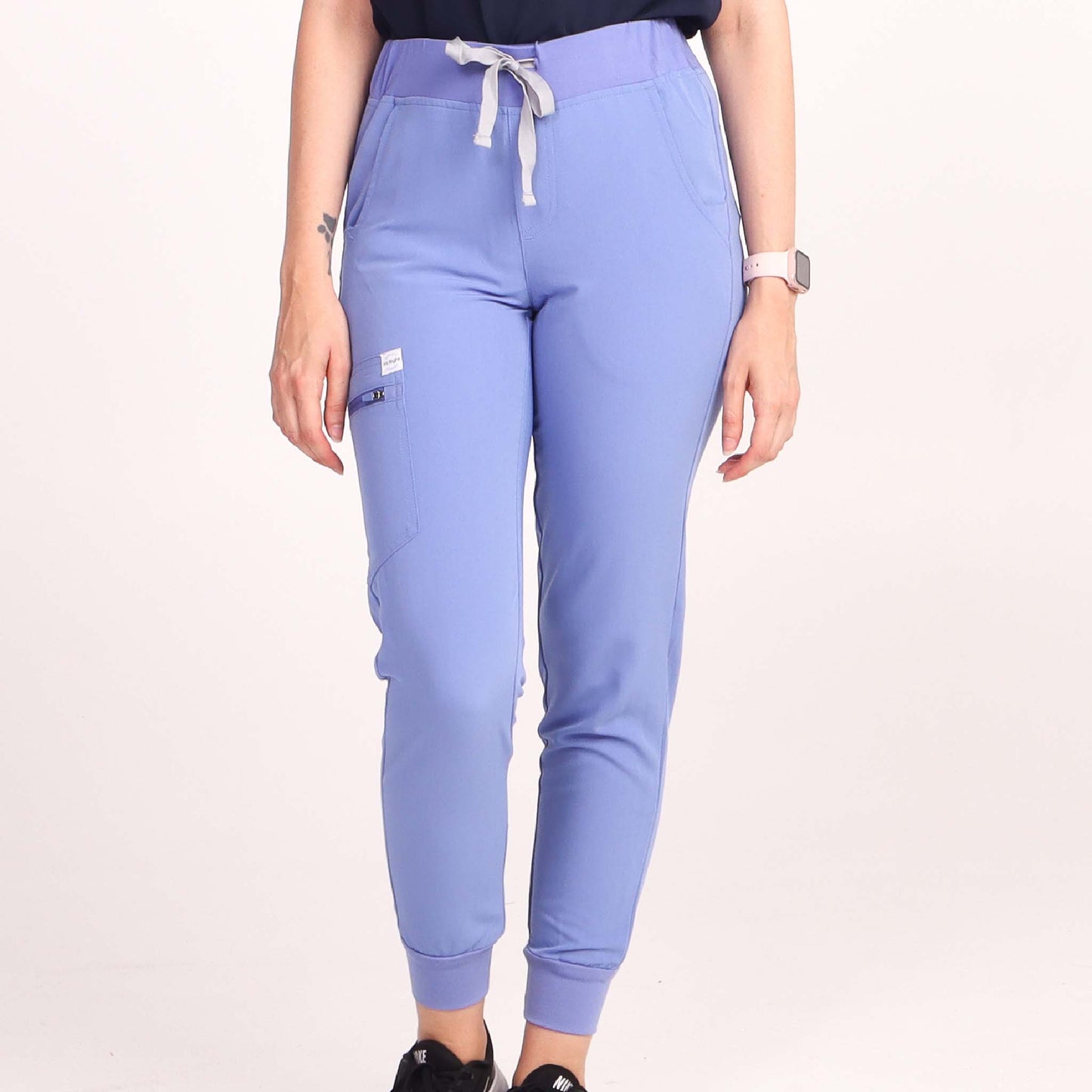 Fit Right Medical Scrubs Light Blue Medical Scrub Jogger Pant