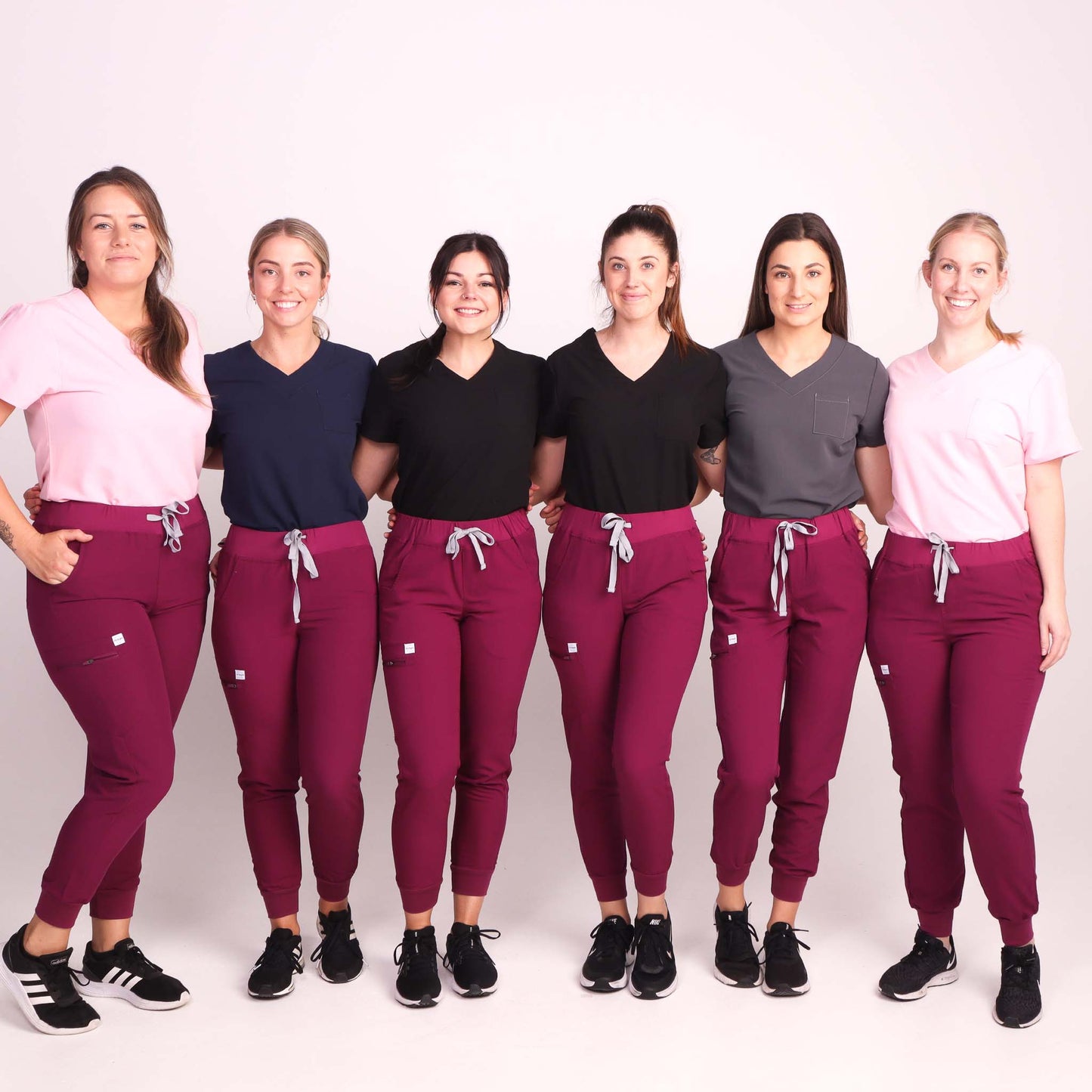 Fit Right Medical Scrubs Maroon Medical Scrub Jogger Pant