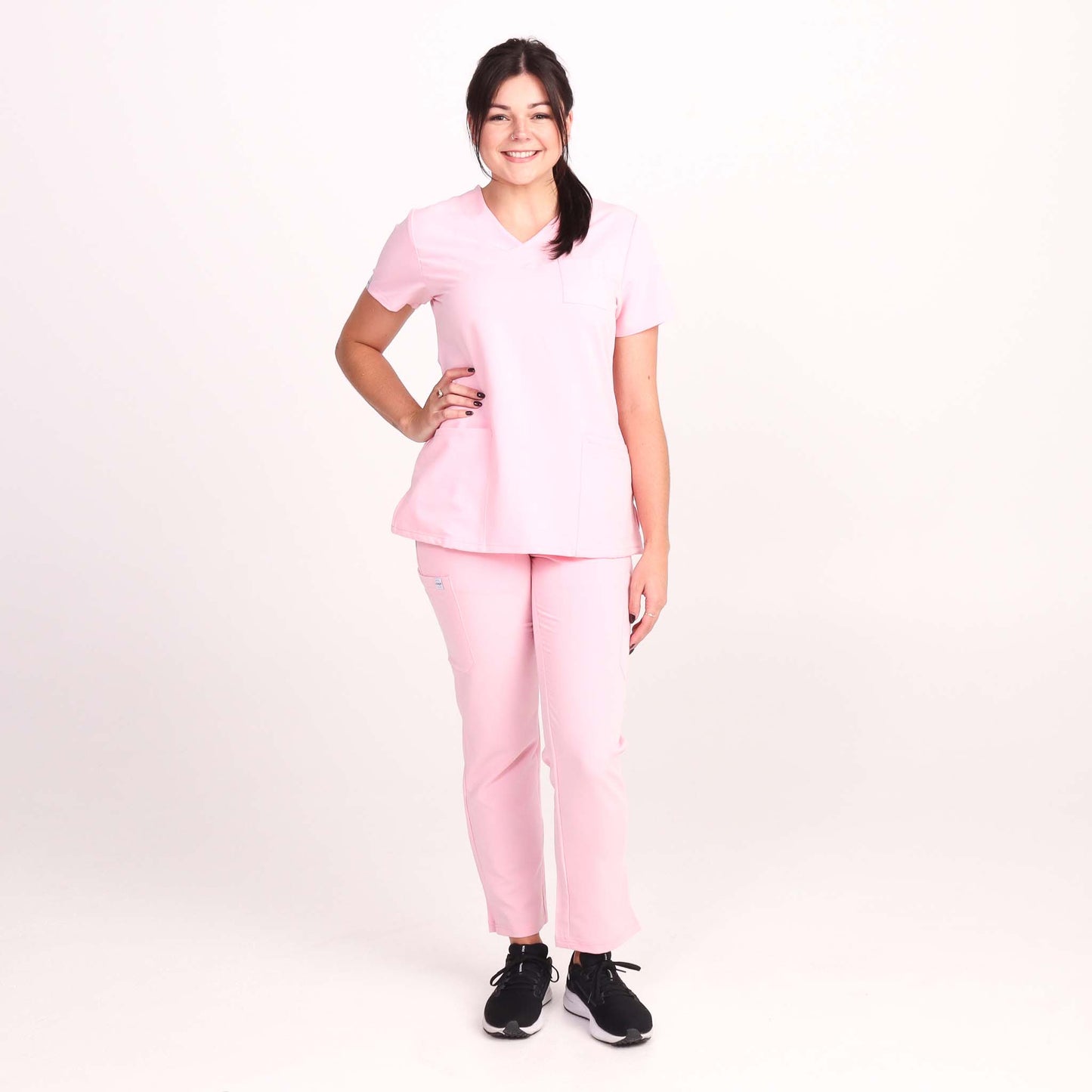 Women's Essential Pink Medical Scrub Pant