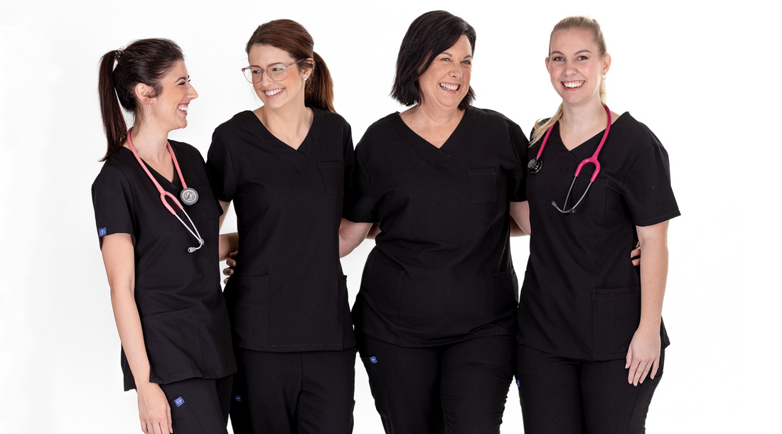 Shop Medical Scrub Pants, Tops and Jackets today online at Fit Right Medical Scrubs. Have a team or group order? Get in contact with us today and see how our team orders can help your business.