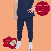 Navy Jogger Scrub Pant | Mens