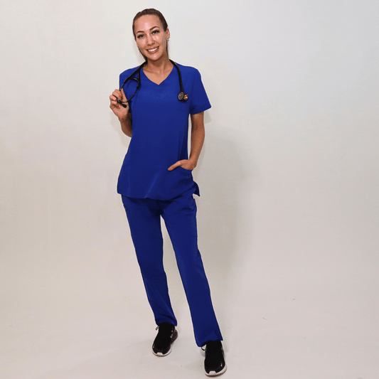 Women's Essential Royal Blue Medical Scrub Pant