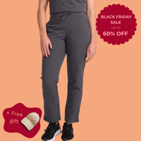Comfort Fit Charcoal Medical Scrub Pant