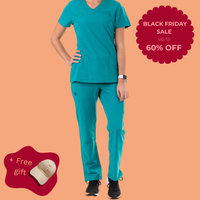 Comfort Fit Teal Medical Scrub Pant