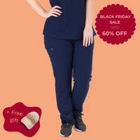 Comfort Fit Navy Medical Scrub Pant