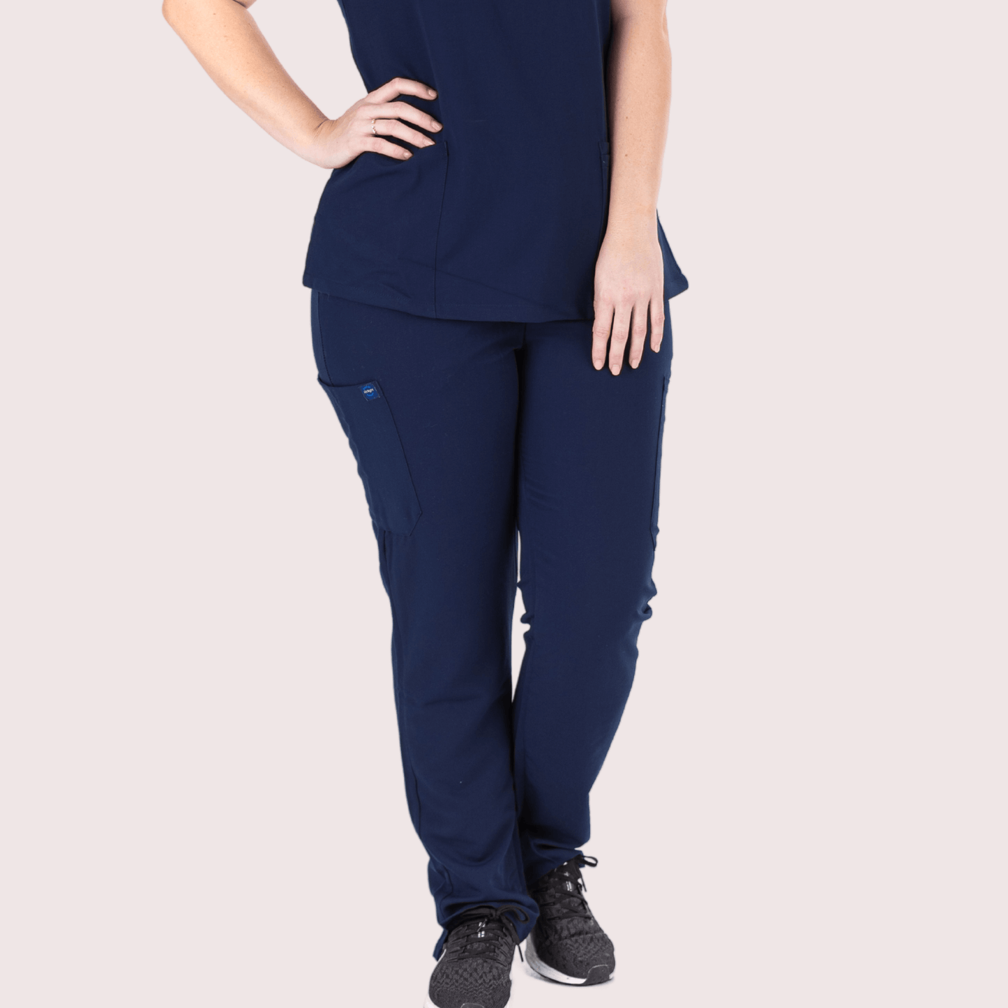 Fit Medical Scrubs_Comfort Fit Pant_Navy2.png 
