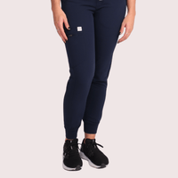 Medical Navy Jogger Scrub Pants - Womens