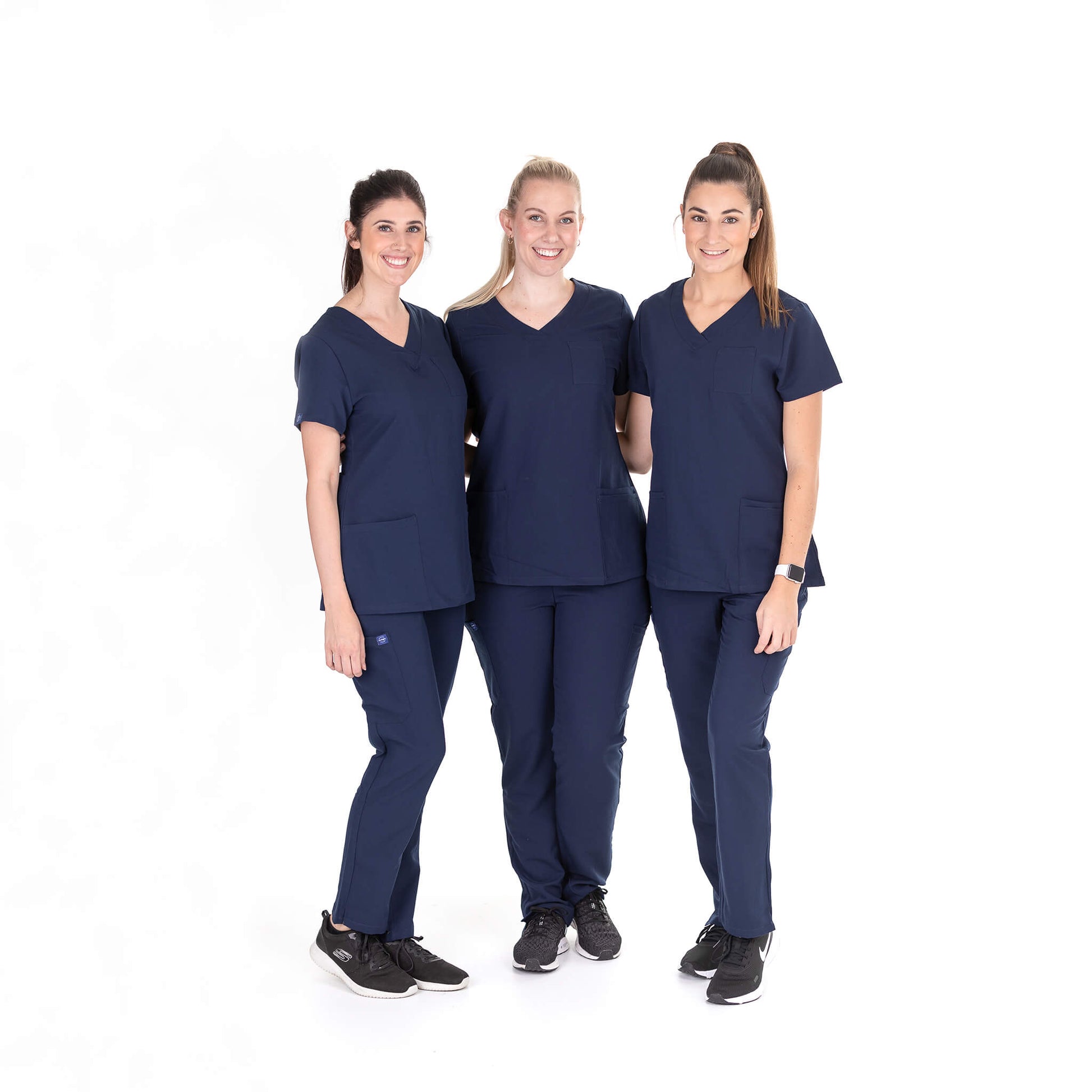 Shop Navy Medical Scrub Bundle including Navy Medical Scrub Top and Medical Scrub Pant from Fit Right Medical Scrubs