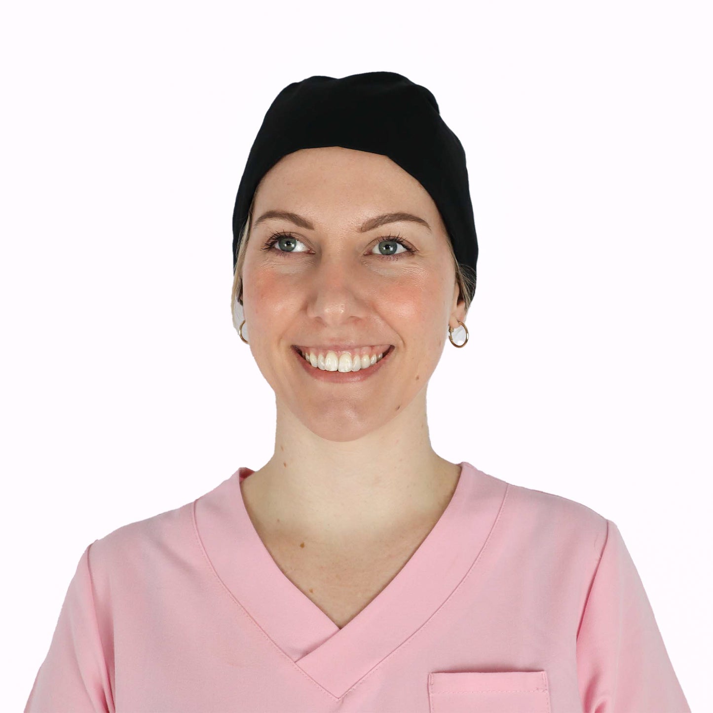 Fit Right Medical Scrubs Medical Scrub Cap in Black
