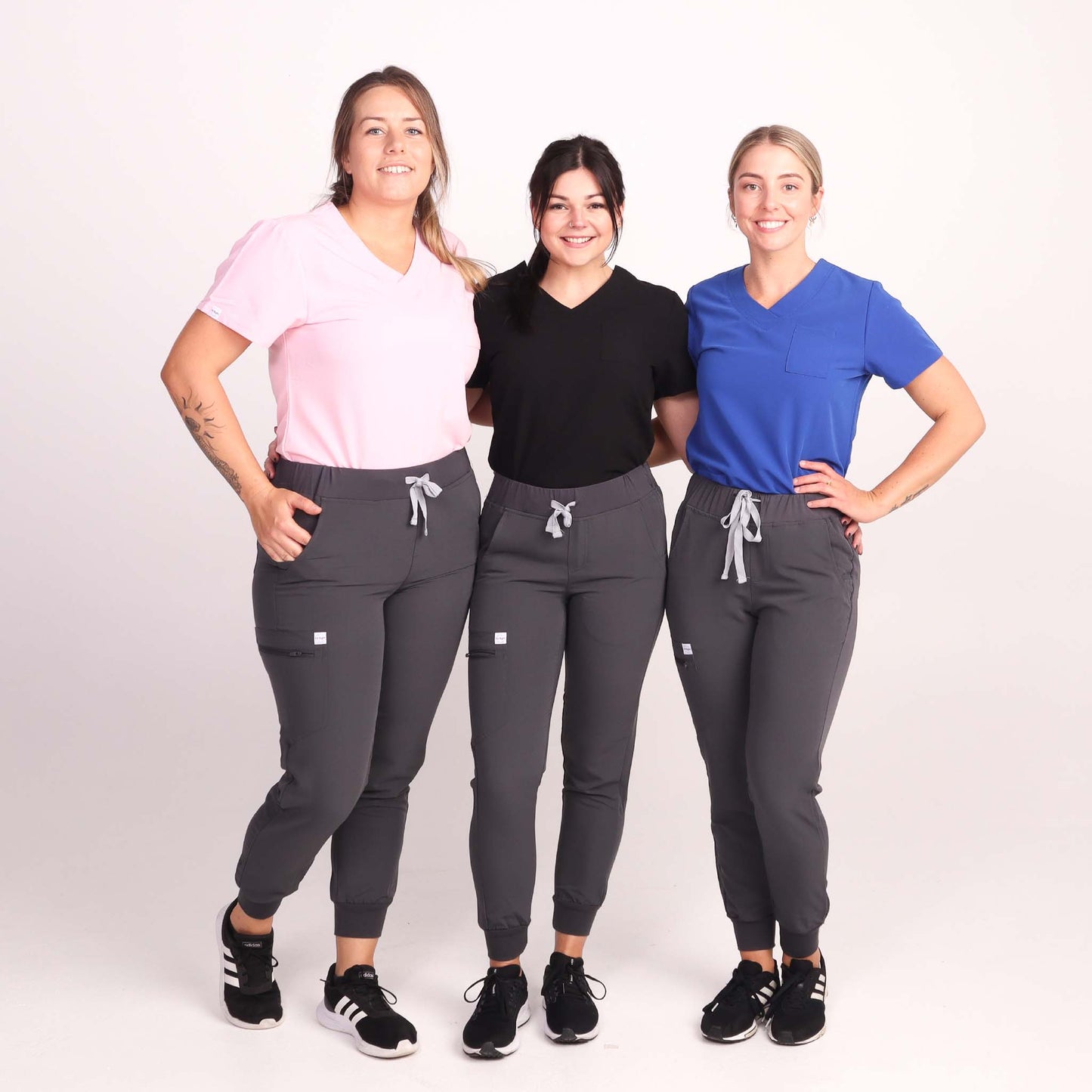 Women's Grey Medical Jogger Scrub Pant