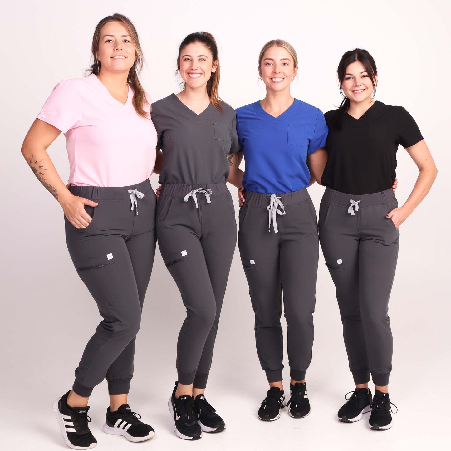 Women's Grey Medical Jogger Scrub Pant