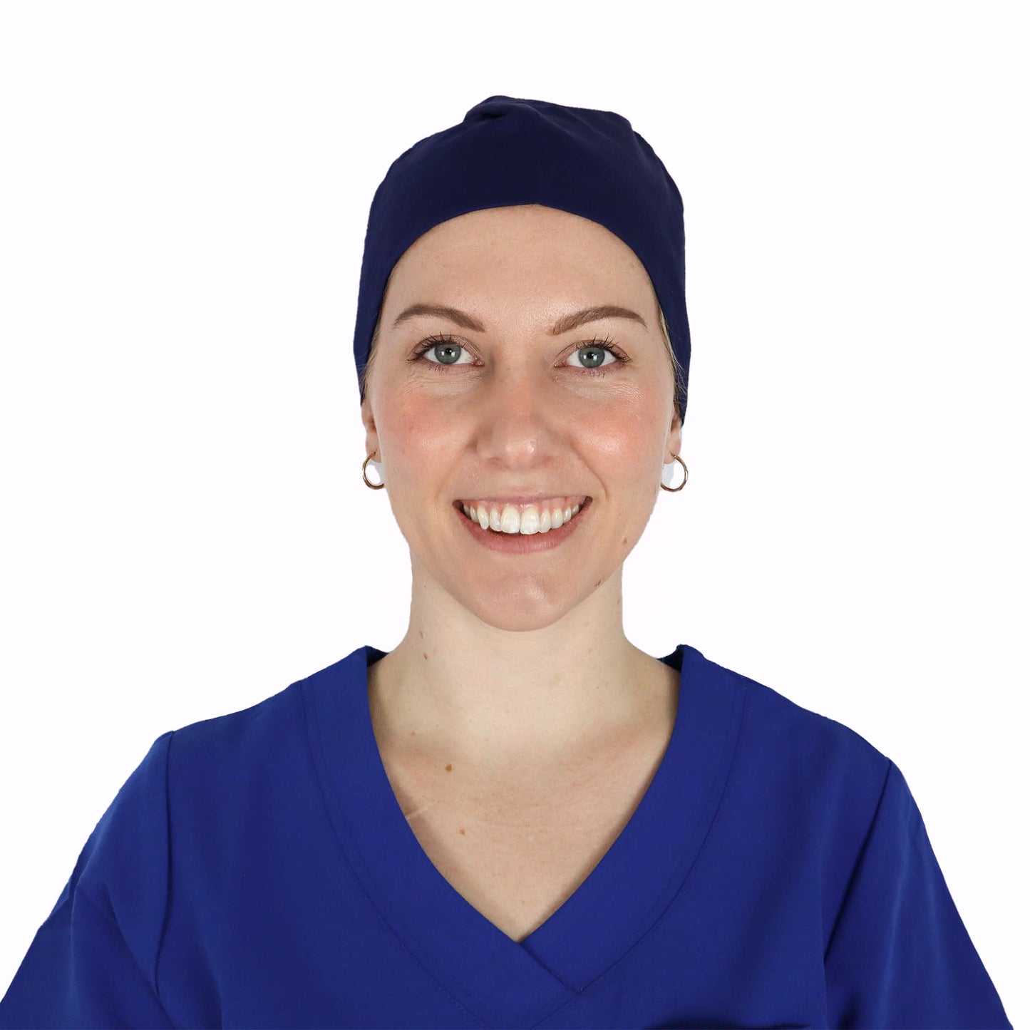 Fit Right Medical Scrubs Medical Scrub Cap in Navy 